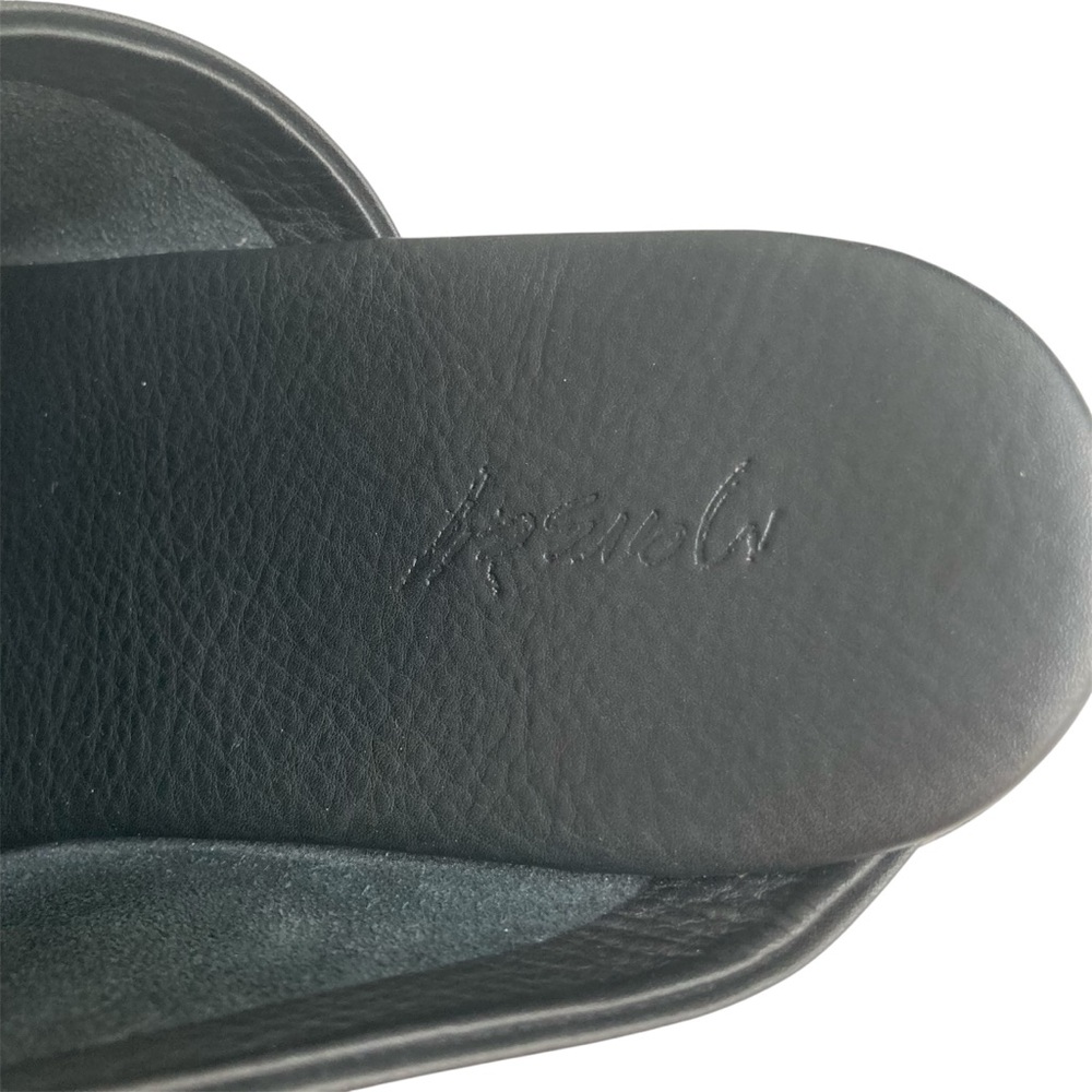 MARSELL | Black Flat Slide ‘Arsella’ Leather Thong Sandals Size 37.5 Italy - Picture 9 of 11